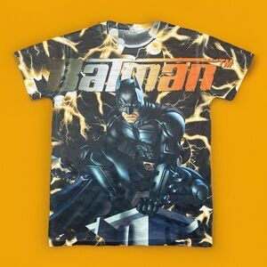 Batman Lightning Graphic Tee Youth 20 Men’s Small DC Comics Dark Knight T-Shirt